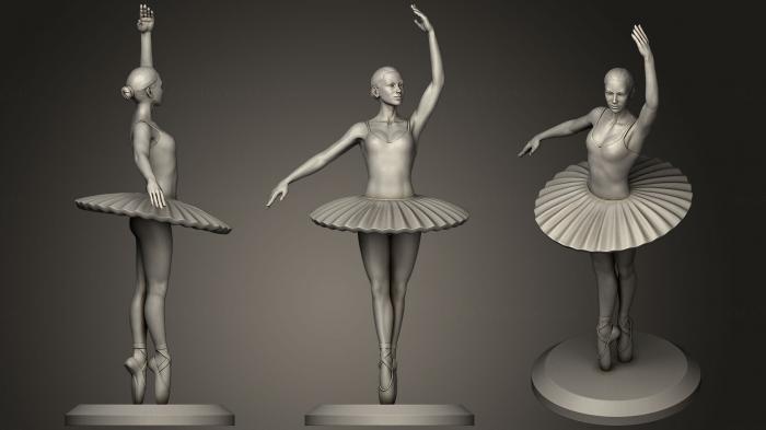 Figurines of girls (STKGL_0241) 3D model for CNC machine